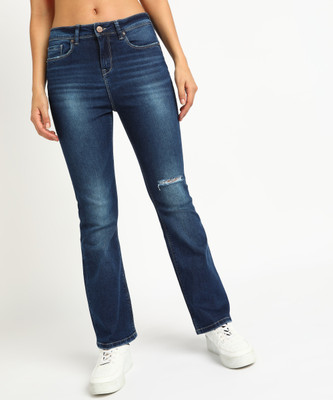 Pepe Jeans Boot-Leg Women Dark Blue Jeans