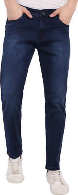 Chemistree Regular Men Dark Blue Jeans
