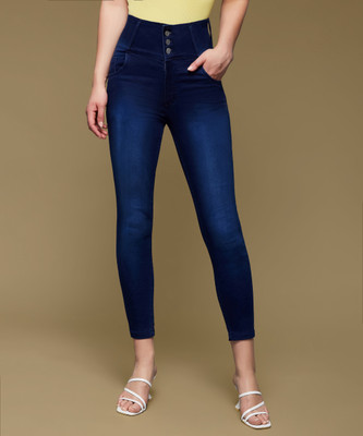 Miss Chase Skinny Women Dark Blue Jeans