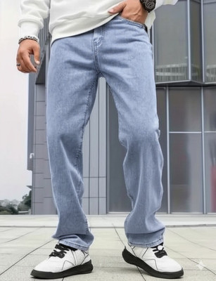 LEVORCE Loose Fit Men Light Blue Jeans