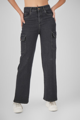 M MODDY Straight Fit Women Black Jeans