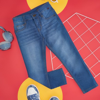 Pantaloons Junior Regular Boys Dark Blue Jeans