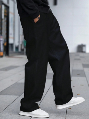 Denim Asia Loose Fit Men Black Jeans
