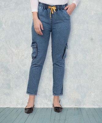 Ira Collections Jogger Fit Women Blue Jeans