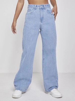 Dgshoppers Flared Women Light Blue Jeans