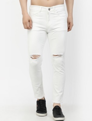 DENIMEX Slim Men White Jeans