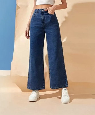 METRONAUT Loose Fit Women Dark Blue Jeans