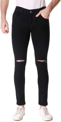LUMINOIRE Slim Men Black Jeans