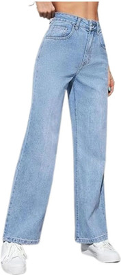 HouseOfCommon Straight Fit Women Light Blue Jeans