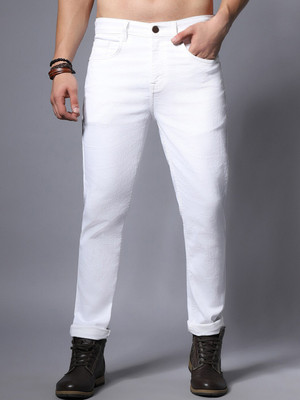 Xee Slim Men White Jeans