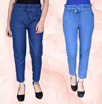 GlamSmart Regular Women Blue Jeans(Pack of 2)