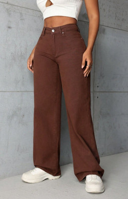 lovely london Relaxed Fit Women Brown Jeans