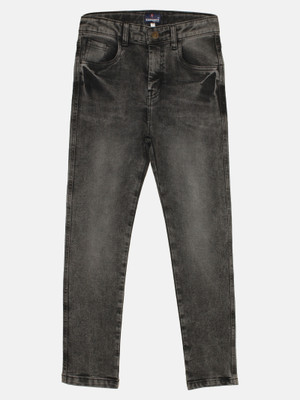 KiddoPanti Regular Boys Grey Jeans