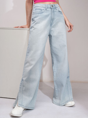 Tokyo Talkies Straight Fit Women Blue Jeans