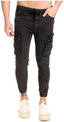 METRONAUT Jogger Fit Men Black Jeans