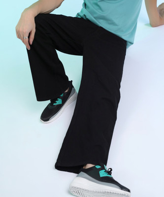 HOC Straight Fit Men Black Jeans