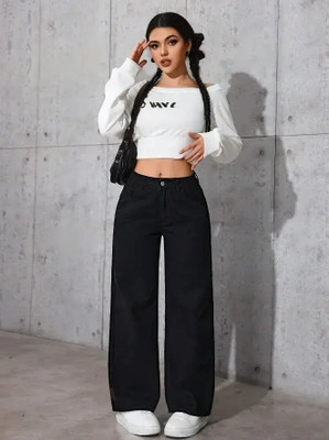 NIFFAR FASHION Relaxed Fit Women Black Jeans