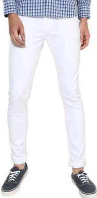 linaria Slim Men White Jeans