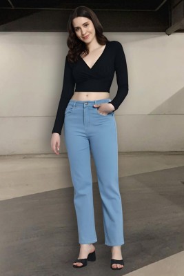 GOLD-D.A FASHION Relaxed Fit Women Light Blue Jeans