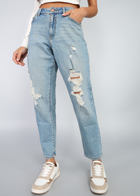 Spykar Boyfriend Women Blue Jeans