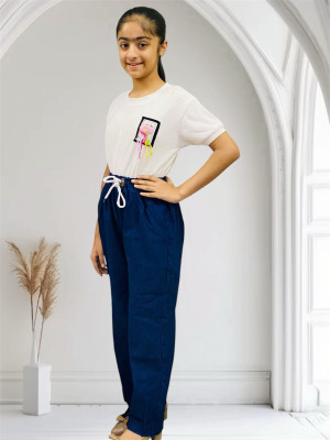 Saira Sonic Jogger Fit Boys & Girls Blue Jeans