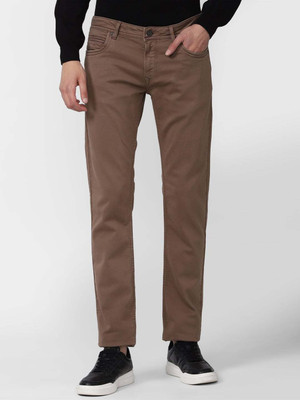 PETER ENGLAND Tapered Fit Men White Jeans