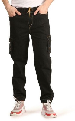 SENTER Jogger Fit Men Black Jeans