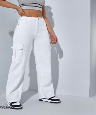 BLUELOCK Boyfriend Women White Jeans