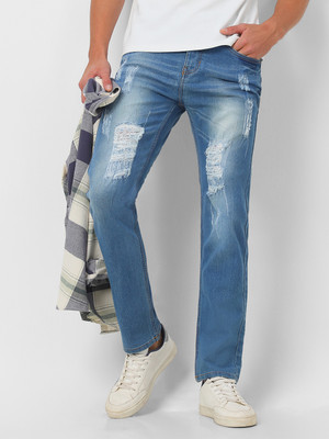 Urbano Fashion Slim Men Light Blue Jeans