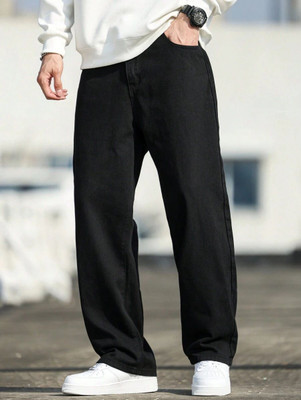 Moda Pride Loose Fit Men Black Jeans