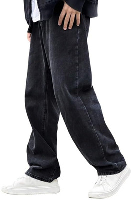 Nalaka Loose Fit Men Grey Jeans