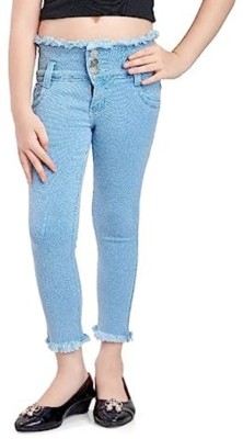 SAVITA FASHION WEAR Skinny Girls Light Blue Jeans