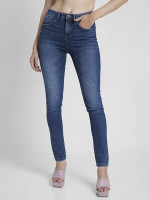 Spykar Skinny Women Dark Blue Jeans