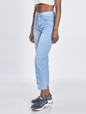 BLUEWAY THE DENIM WALK Relaxed Fit Women Light Blue Jeans