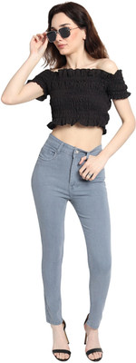NEW TREND COLLECTION Women Grey Jeans
