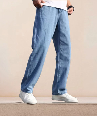 Nalitz Loose Fit Men Light Blue Jeans