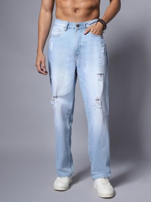 High Star Flared Men Light Blue Jeans