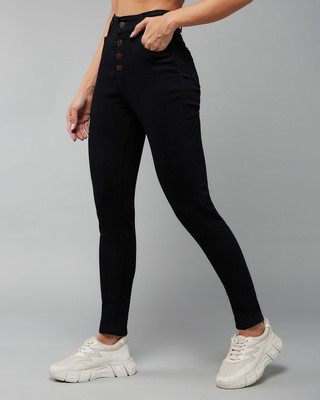 Miss Chase Skinny Women Black Jeans