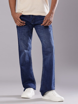 V-MART Boot-Leg Men Dark Blue Jeans