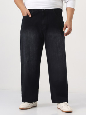 Urbano Plus Loose Fit Men Black Jeans