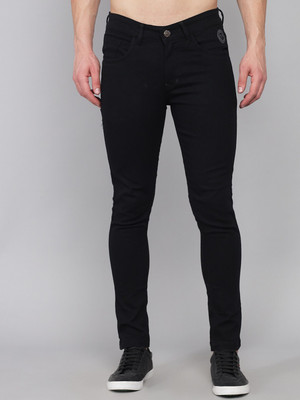 PODGE Slim Men Black Jeans