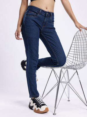 Glitchez Slim Women Dark Blue Jeans