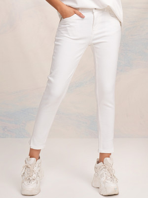 Tokyo Talkies Slim Women White Jeans