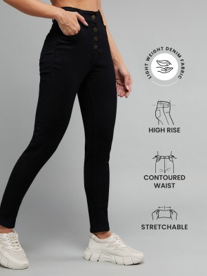 Miss Chase Skinny Women Black Jeans