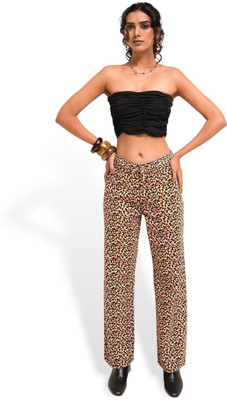 DAYER Straight Fit Women Brown Jeans