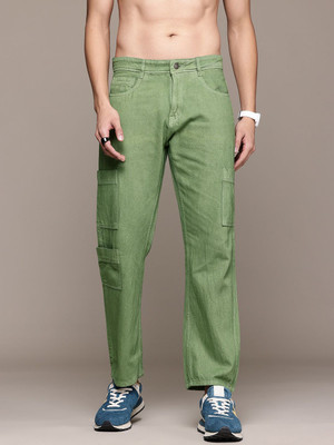 Roadster Straight Fit Men Green Jeans