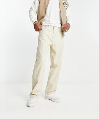 RileyRush Relaxed Fit Men Beige Jeans