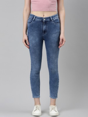 Showoff Skinny Women Dark Blue Jeans