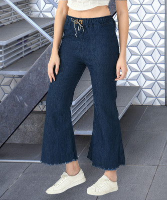 DenimStory Straight Fit Women Blue, Black Jeans
