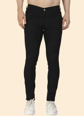 Gajanand Slim Men Black Jeans